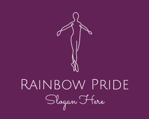 Ballet Dance Dancer logo design