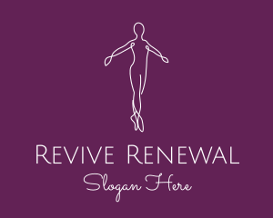 Ballet Dance Dancer logo design