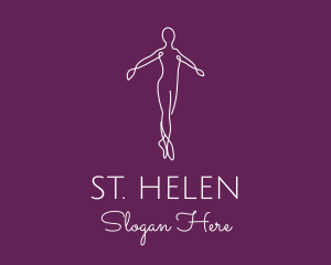 Ballet Dance Dancer logo design