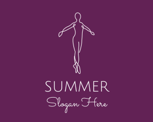 Ballet Dance Dancer logo design