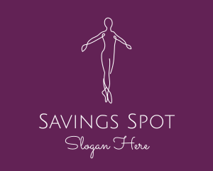 Ballet Dance Dancer logo design