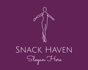 Ballet Dance Dancer logo design