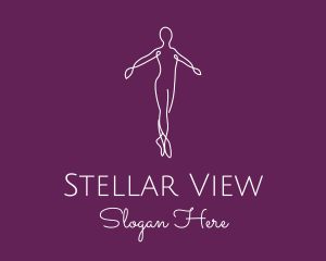 Ballet Dance Dancer logo design