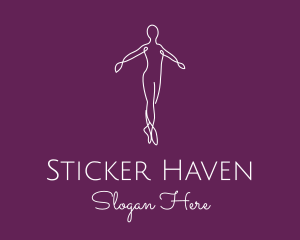 Ballet Dance Dancer logo design