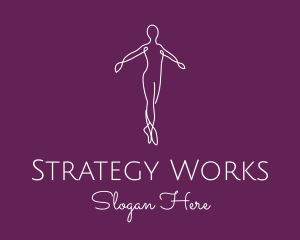 Ballet Dance Dancer logo design