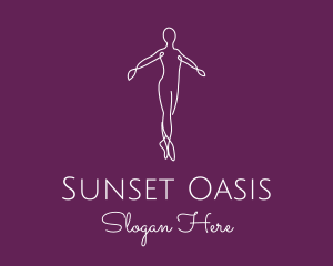 Ballet Dance Dancer logo design