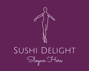 Ballet Dance Dancer logo design