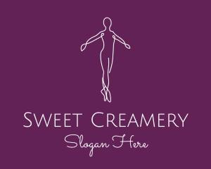 Ballet Dance Dancer logo design