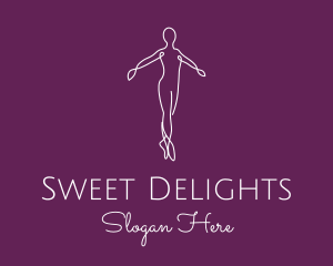 Ballet Dance Dancer logo design