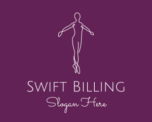 Ballet Dance Dancer logo design