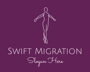 Ballet Dance Dancer logo design