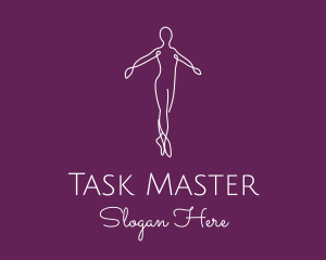 Ballet Dance Dancer logo design