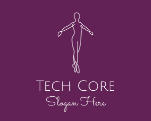 Ballet Dance Dancer logo design