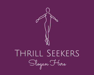 Ballet Dance Dancer logo design