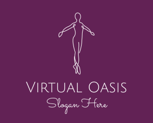 Ballet Dance Dancer logo design