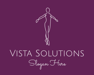 Ballet Dance Dancer logo design