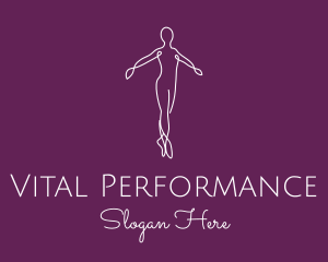 Performance - Ballet Dance Dancer logo design