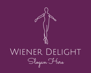 Ballet Dance Dancer logo design