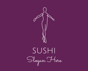 Ballet Dance Dancer logo design