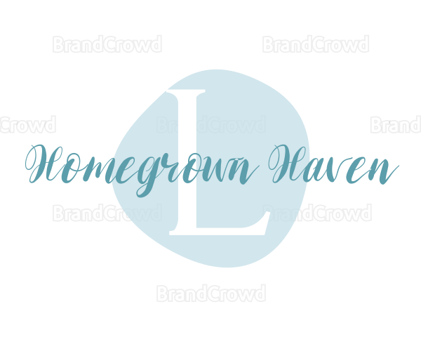 Circle Cursive Lettermark Logo