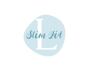 Slim - Circle Cursive Lettermark logo design