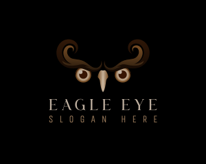 Owl Night Eyes logo design