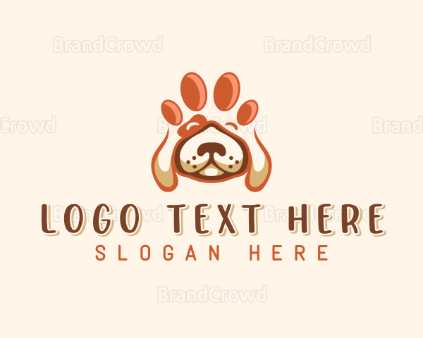 Pet Doggy Paw Logo