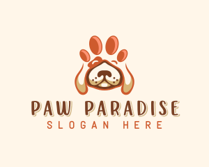 Pet Doggy Paw logo design