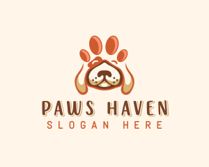 Pet Doggy Paw logo design