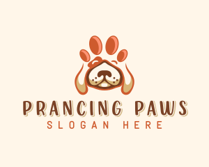 Pet Doggy Paw logo design