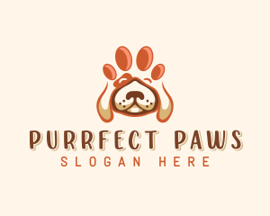 Pet Doggy Paw logo design