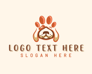 Pet Doggy Paw Logo