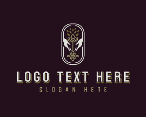 Yogi - Decorator Florist Hands logo design