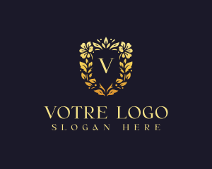 Elegant Floral Wedding Logo