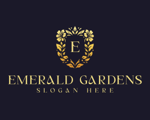 Elegant Floral Wedding logo design