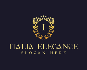 Elegant Floral Wedding logo design