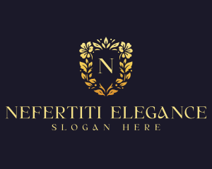 Elegant Floral Wedding logo design