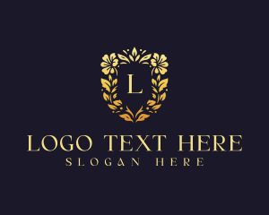 Elegant Floral Wedding Logo