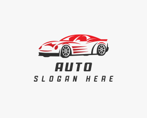 Racing Car Automobile logo design