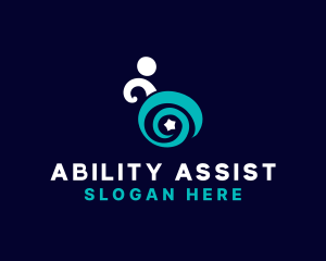 Disability - Disability Wheelchair Star logo design