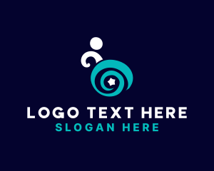 Organizations - Disability Wheelchair Star logo design