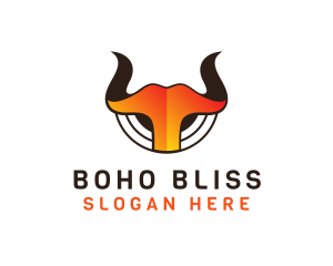 Hot Horns Buffalo logo design