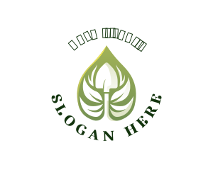 Agriculture Leaf Shovel Logo