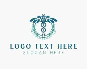 Wings - Caduceus Hospital Pharmacy logo design