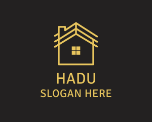 Simple - Simple Yellow House logo design