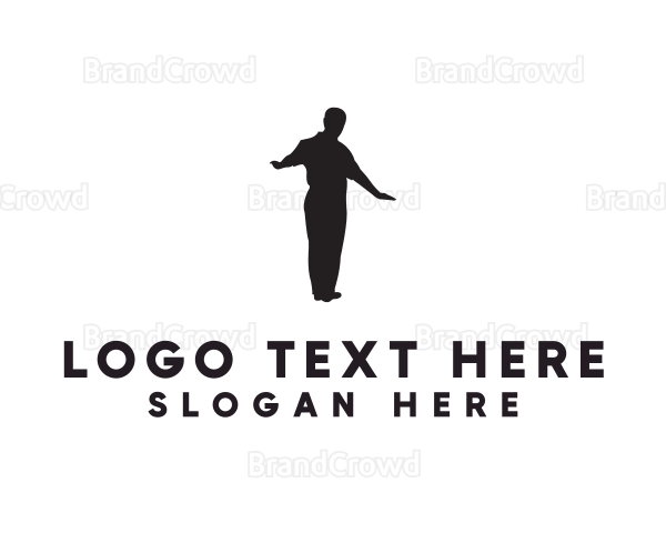 Levitating Man Float Logo