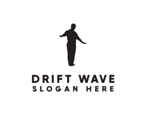 Drift - Levitating Man Float logo design