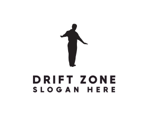 Drift - Levitating Man Float logo design