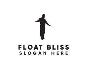 Levitating Man Float logo design