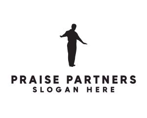 Praise - Levitating Man Float logo design
